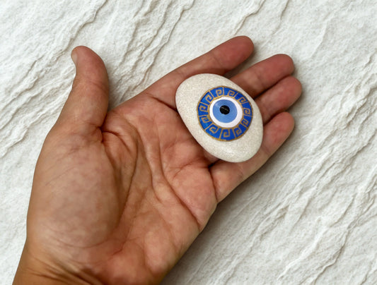 Piedra decorativa pintada a mano - Pm_Art