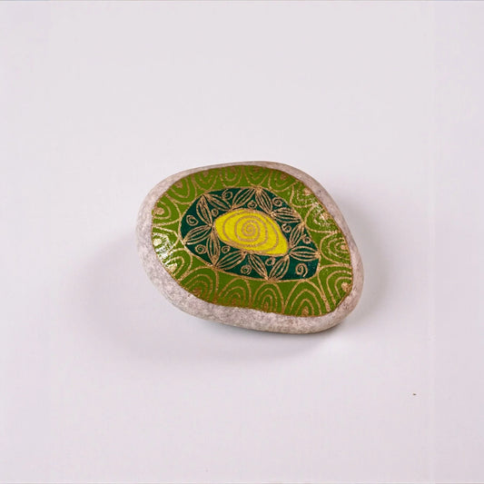 Piedra decorativa pintada a mano - Pm_Art