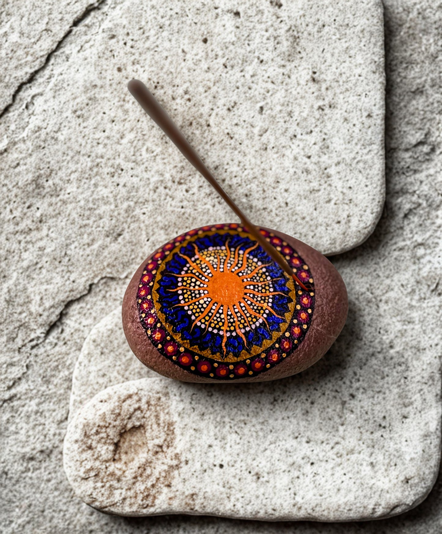 Piedra porta inciensos - Pm_Art