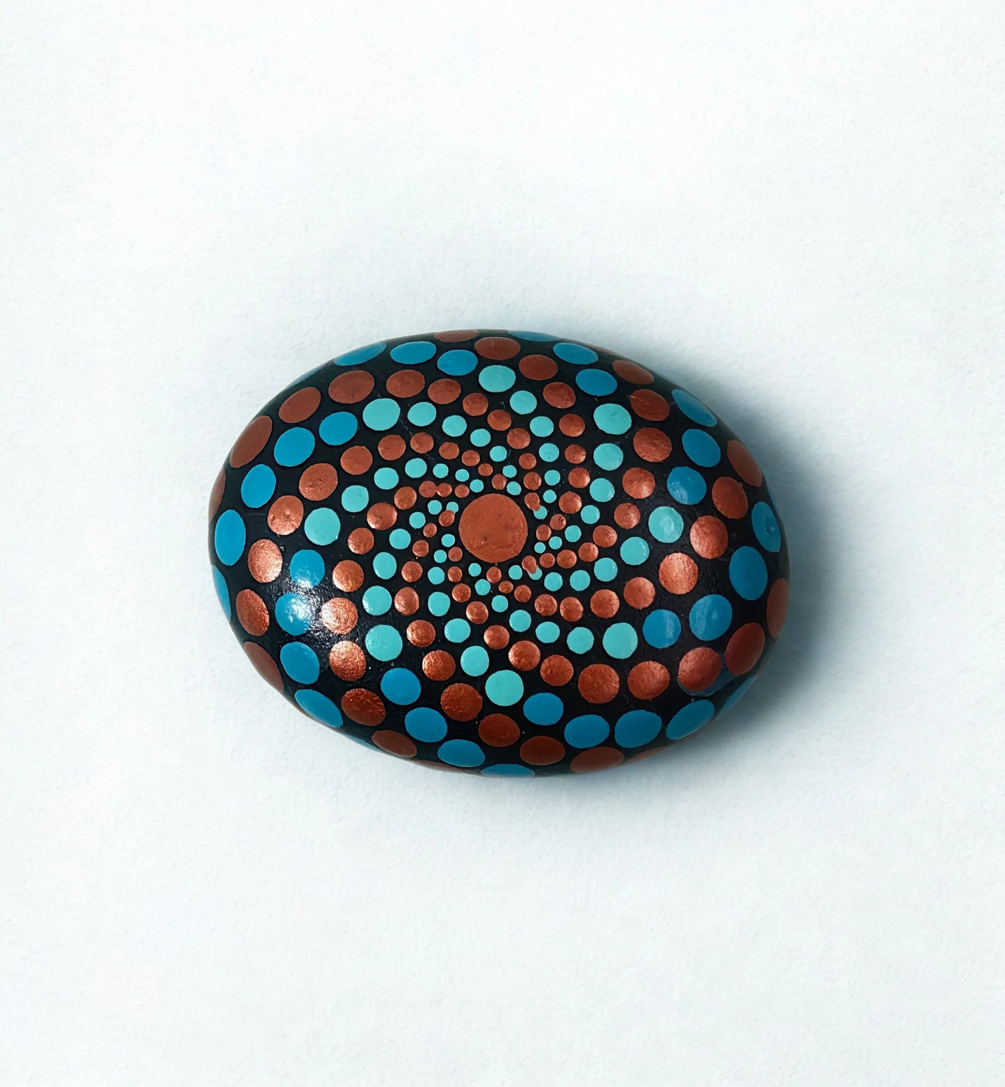 Piedra decorativa pintada a mano - Pm_Art