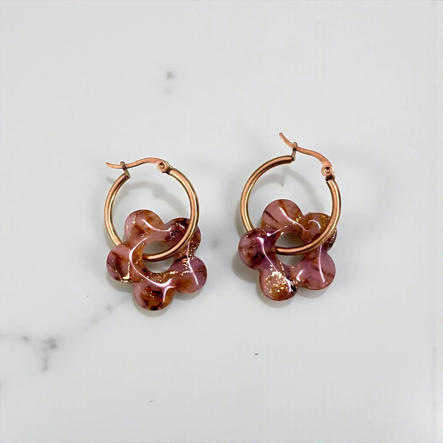 Pendientes Fleur - Pm_Art