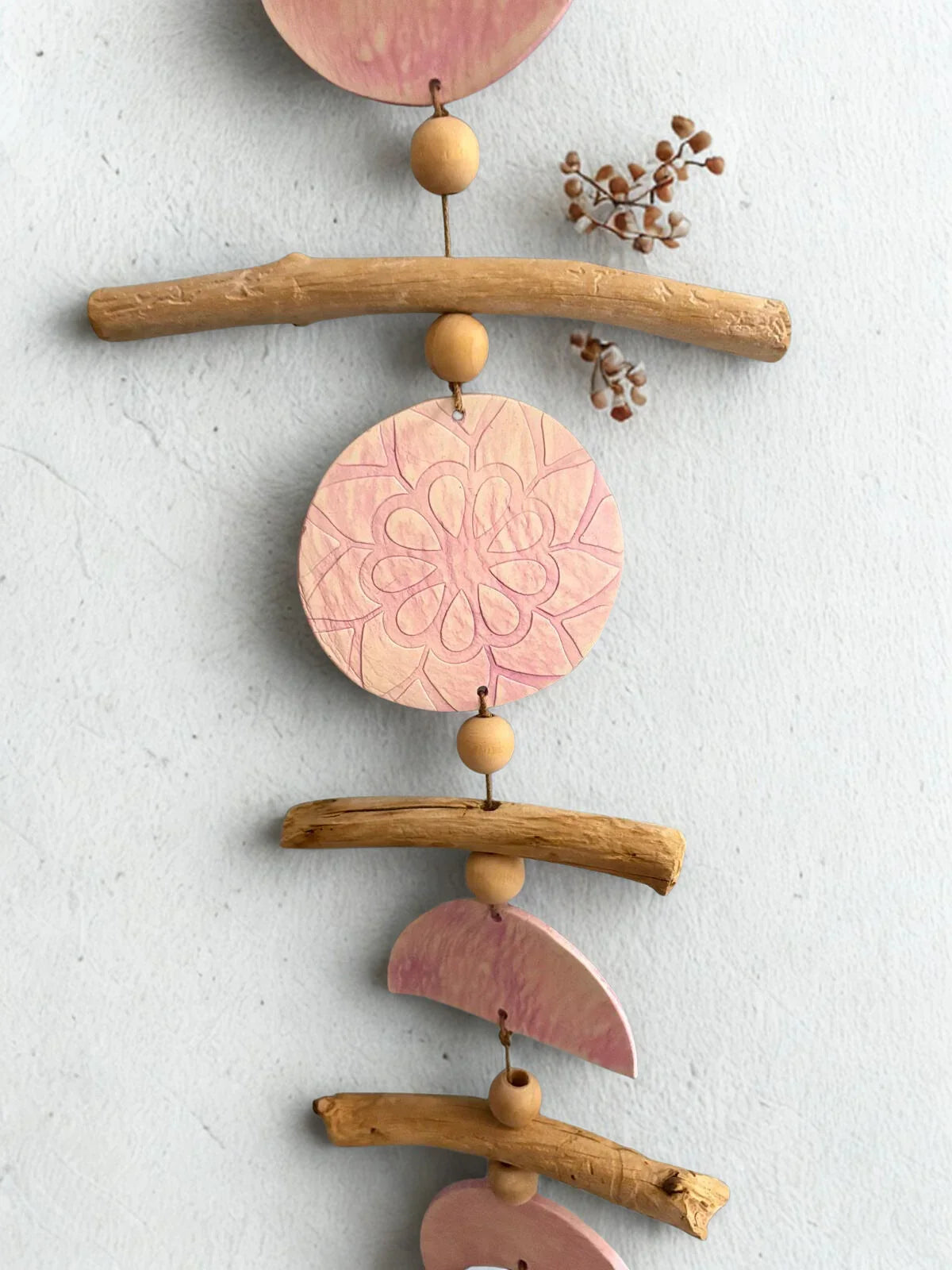 Móvil Lunar Rosa - Pm_Art