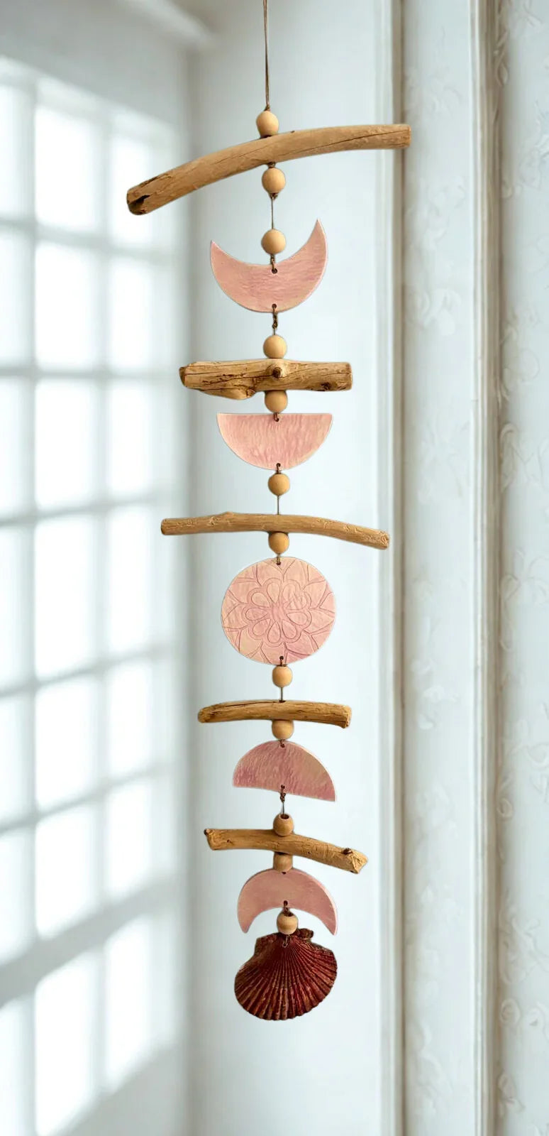 Móvil Lunar Rosa - Pm_Art