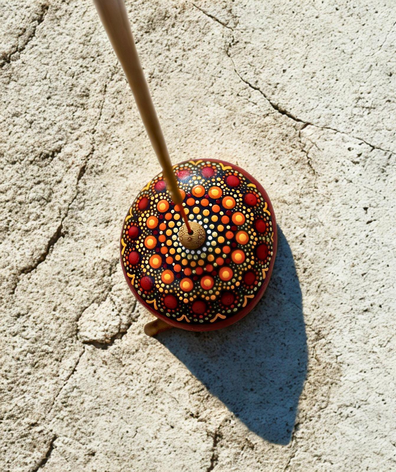 Piedra porta inciensos - Pm_Art